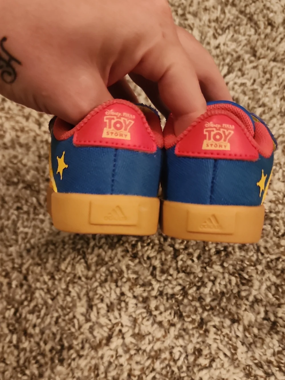 Vans x Toy Story, Size 4 Toddler Sheriff Woody Vans, Preowned But VGUC